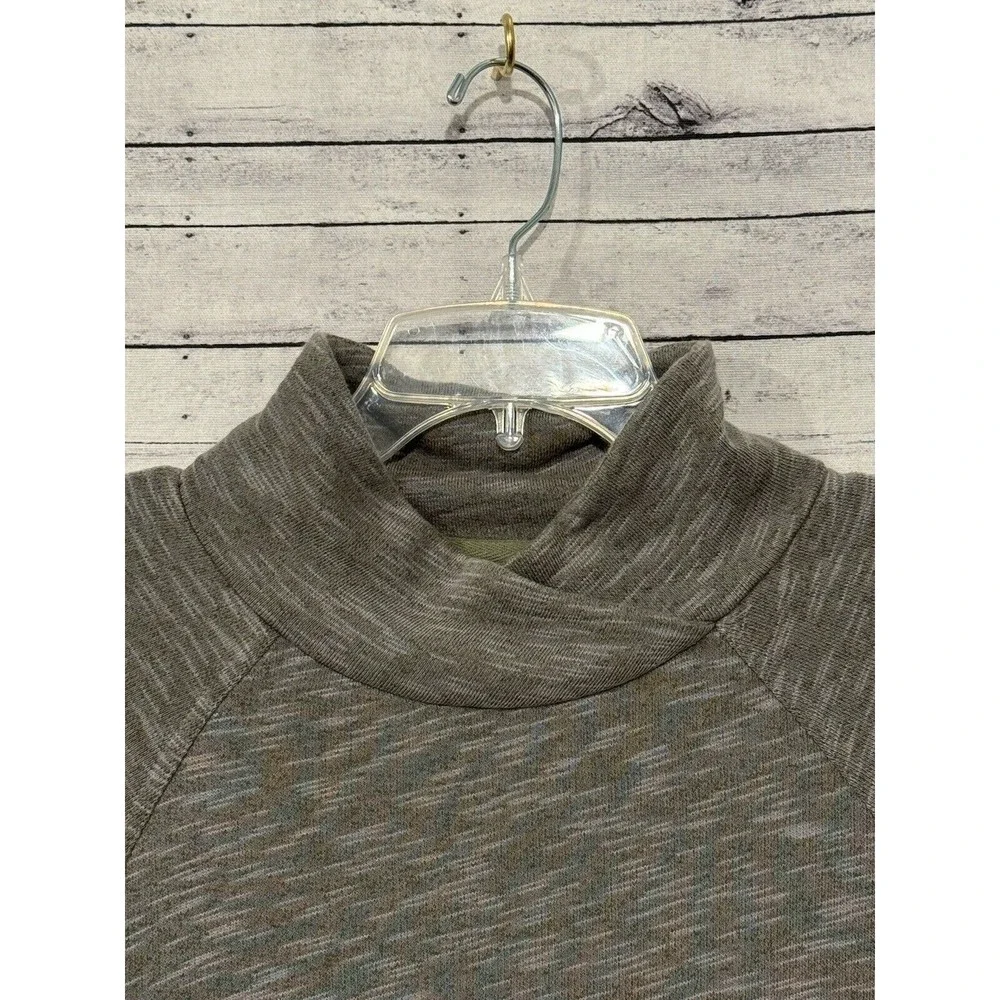 prAna Womens Calexa Tunic Sweater Sz XS Heather Green Pullover Active Pockets - Picture 8 of 15